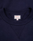 The Real McCoys Athletic 10 Oz Loopwheel Sweatshirt Navy