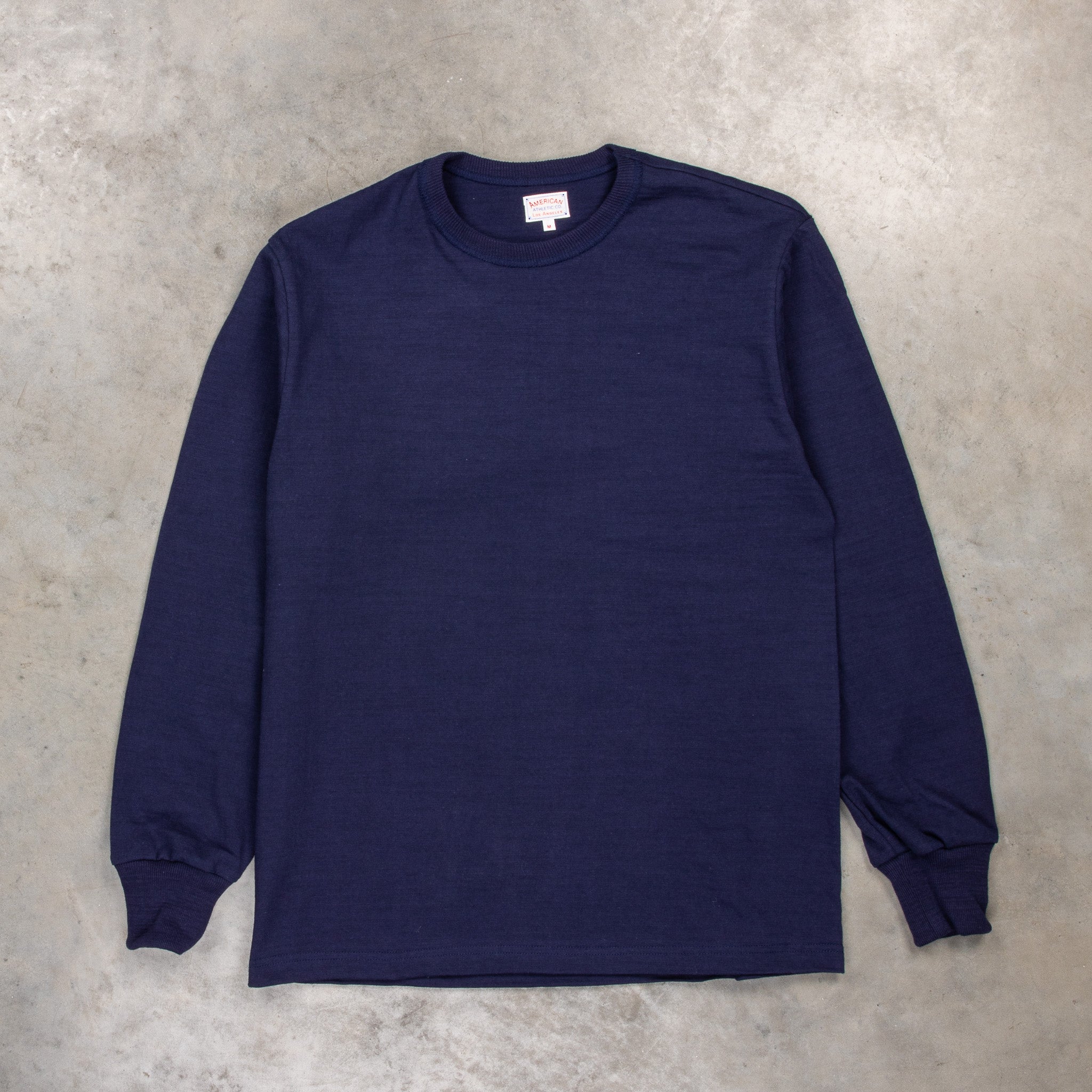 The Real McCoy's Athletic L/S T-shirt Loopwheel Navy – Frans Boone
