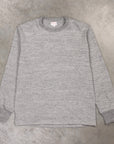 The Real McCoy's Athletic L/S T-shirt / Loopwheel Gray