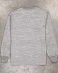 The Real McCoy's Athletic L/S T-shirt / Loopwheel Gray