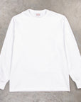 The Real McCoy's Athletic L/S T-shirt / Loopwheel White