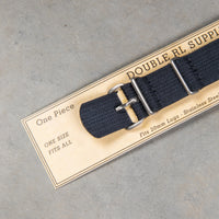 RRL Watchstrap Polyster Navy