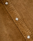 RRL Buffalo Western Corduroy Shirt Faded Tan