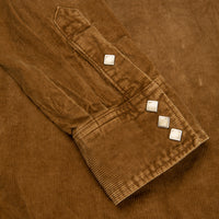 RRL Buffalo Western Corduroy Shirt Faded Tan