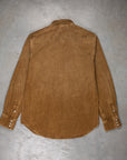 RRL Buffalo Western Corduroy Shirt Faded Tan