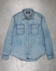 RRL Lot.93 Denim Shirt Clearfield Wash