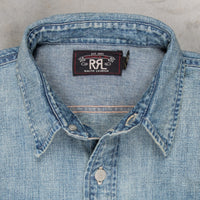 RRL Lot.93 Denim Shirt Clearfield Wash