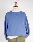 Remi Relief Special Finish Sweat Crew Neck Faded Blue Exclusive