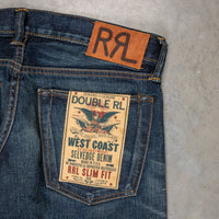 RRL Slim Fit Denim West Coast Ridgecrest Wash