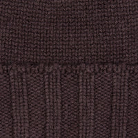 Drumohr Cashmere Ribbed Hat Marrone