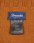 Drumohr Cashmere Ribbed Hat Caramello Scuro