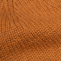 Drumohr Cashmere Ribbed Hat Caramello Scuro