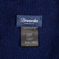 Drumohr Cashmere Ribbed Hat Navy Americana