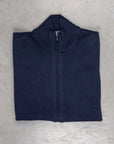 Drumohr Cashmere Lupo Full Zip Blu Notte