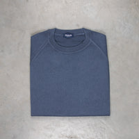 Drumohr Cashmere Felpa Navy Acciaio