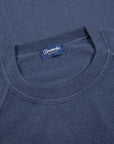 Drumohr Cashmere Felpa Navy Acciaio