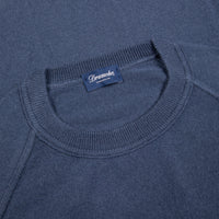 Drumohr Cashmere Felpa Navy Acciaio