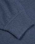 Drumohr Cashmere Felpa Navy Acciaio