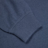 Drumohr Cashmere Felpa Navy Acciaio