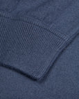 Drumohr Cashmere Felpa Navy Acciaio