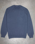 Drumohr Cashmere Felpa Navy Acciaio