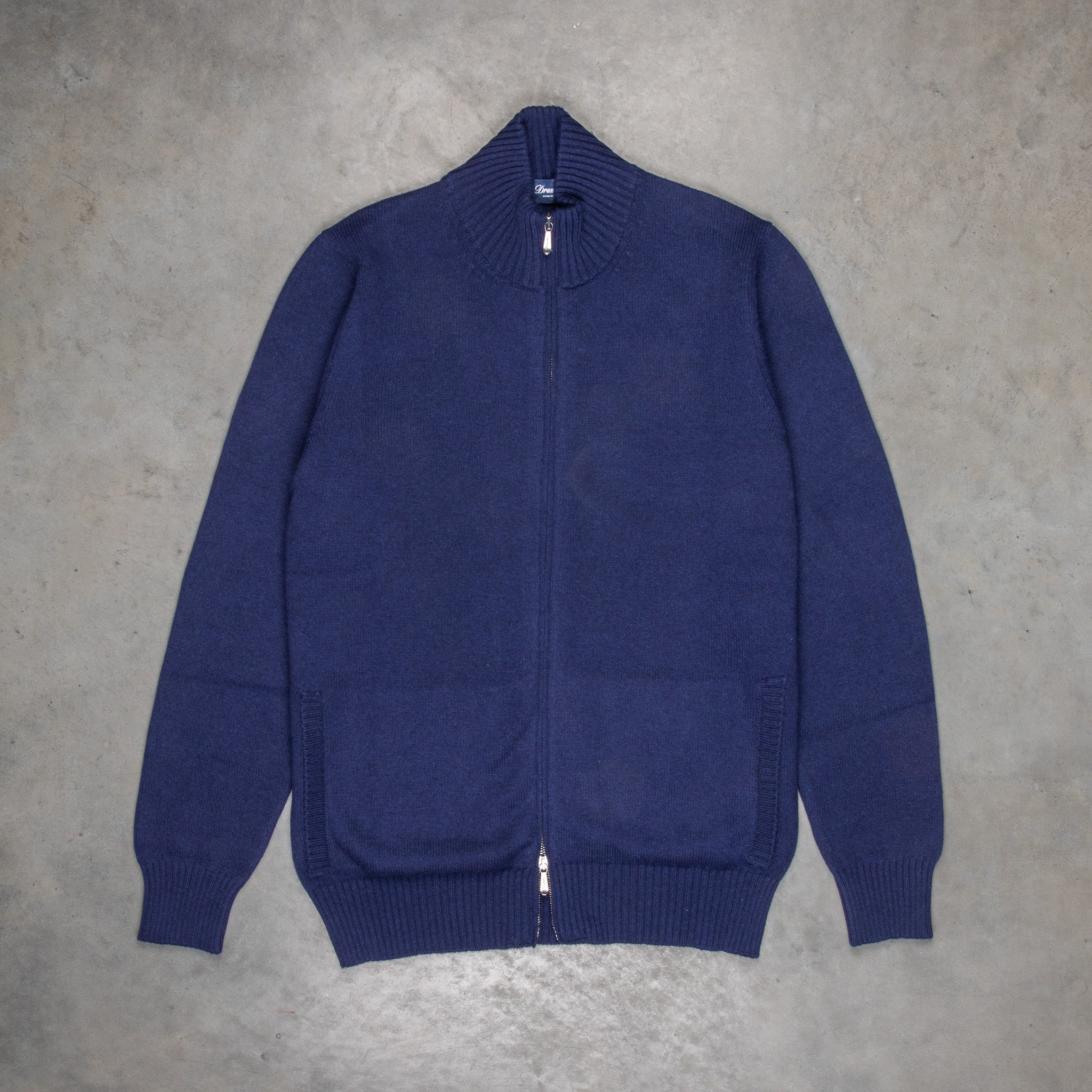 FOXEY " Cashmere dream"38ブルー系カシミヤ100% WOMEN - BLACK CASHMERE PCOAT WITH FOX FUR – DaRucci Leather