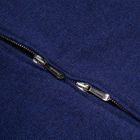 Drumohr Cashmere Lupo Full Zip Navy Americana