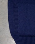 Drumohr Cashmere Lupo Full Zip Navy Americana