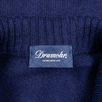 Drumohr Cashmere Lupo Full Zip Navy Americana