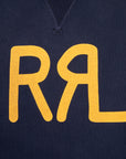 RRL PO Hood Pullover Faded Navy