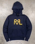 RRL PO Hood Pullover Faded Navy