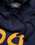 RRL PO Hood Pullover Faded Navy