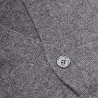 Drumohr Cashmere Gillet con Bottoni Grigio Scuro