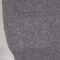 Drumohr Cashmere Gillet con Bottoni Grigio Scuro