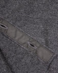 Drumohr Cashmere Gillet con Bottoni Grigio Scuro