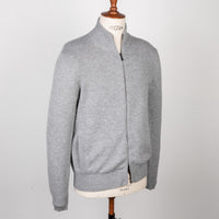 Drumohr Cashmere Lupo Full Zip Grigio Medio