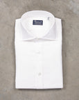 Finamore Porto Popover Zante Collar Carlo Riva Summer Twill White