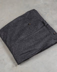 Rota Pantaloni High Rise Regular Fit Flannel Prince Of Wales Grigio Scuro