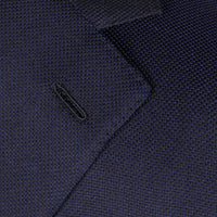 Caruso Aida Hopsack Blazer Dark Blue
