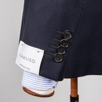 Caruso Aida Hopsack Blazer Dark Blue