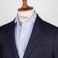 Caruso Aida Hopsack Blazer Dark Blue