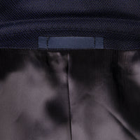 Caruso Aida Hopsack Blazer Dark Blue