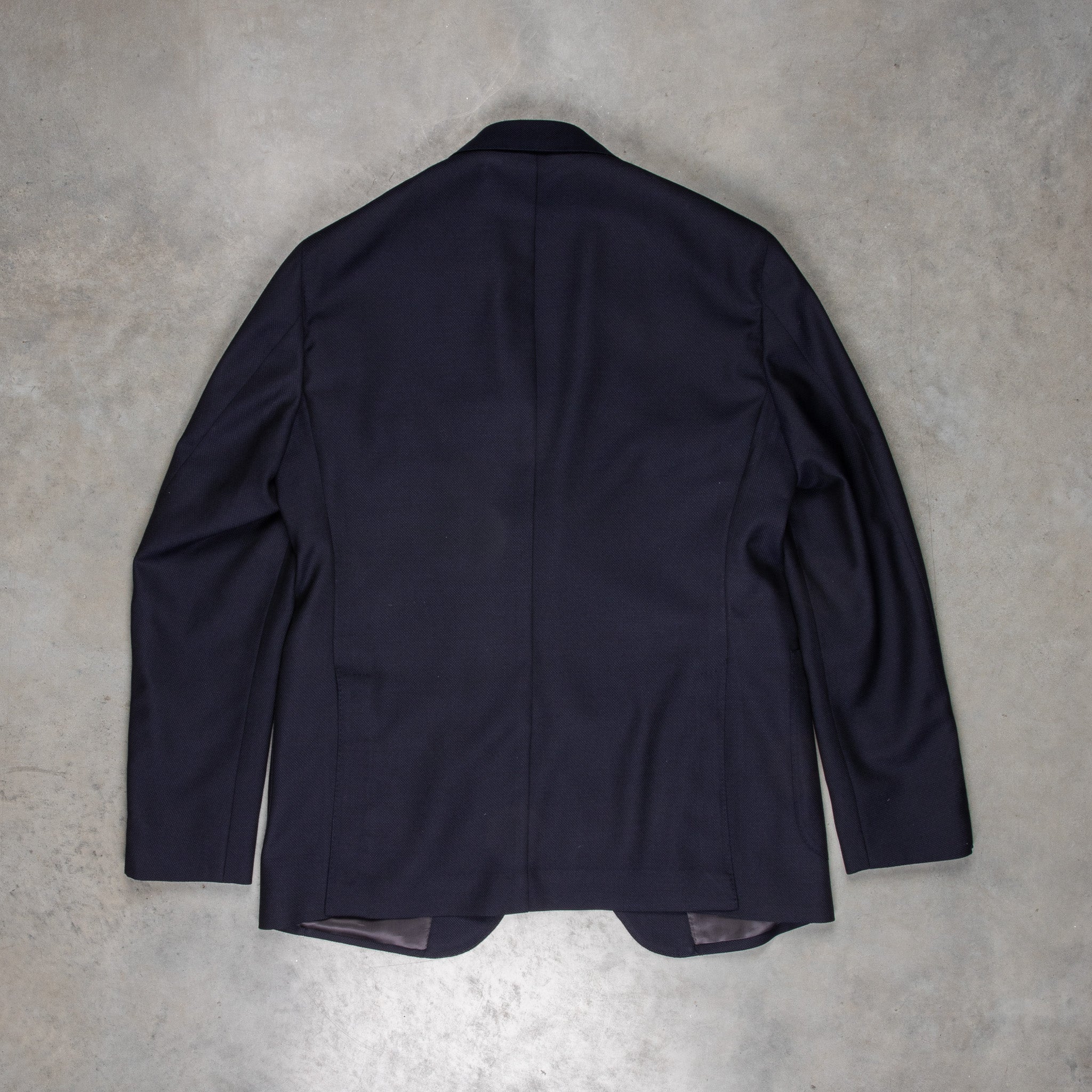 Caruso Aida Hopsack Blazer Dark Blue