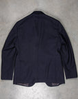 Caruso Aida Hopsack Blazer Dark Blue