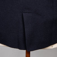 Drumohr Knitted Jacket Merino Wool Navy Blu