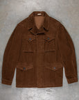 Massimo Alba Field Corduroy Jacket Noce