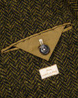 Massimo Alba Solex Wool Jacket Herringbone Olio