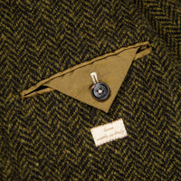 Massimo Alba Solex Wool Jacket Herringbone Olio