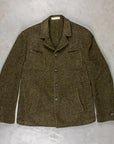 Massimo Alba Solex Wool Jacket Herringbone Olio