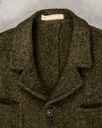 Massimo Alba Solex Wool Jacket Herringbone Olio